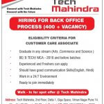 Tech Mahindra Walk-in Advt